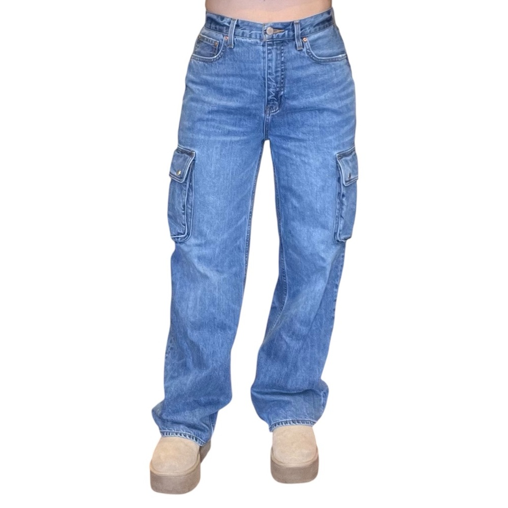 Denim Forum The 90’s Hi-Rise Loose Cargo